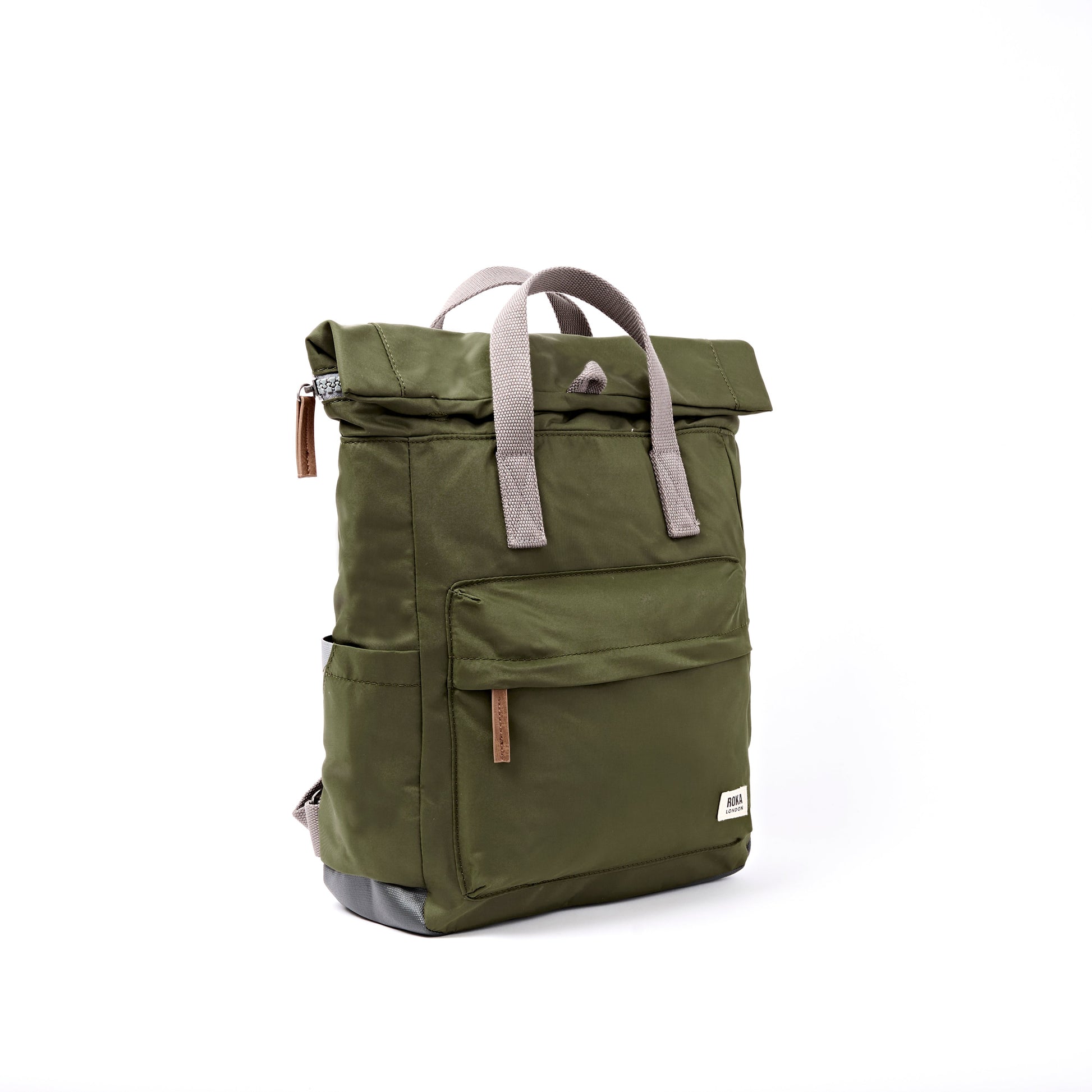 Canfield Roll Top Backpack in Military-2