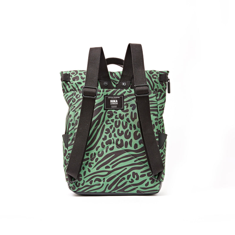 Canfield Roll Top Backpack in Mixed Animal Artichoke-3
