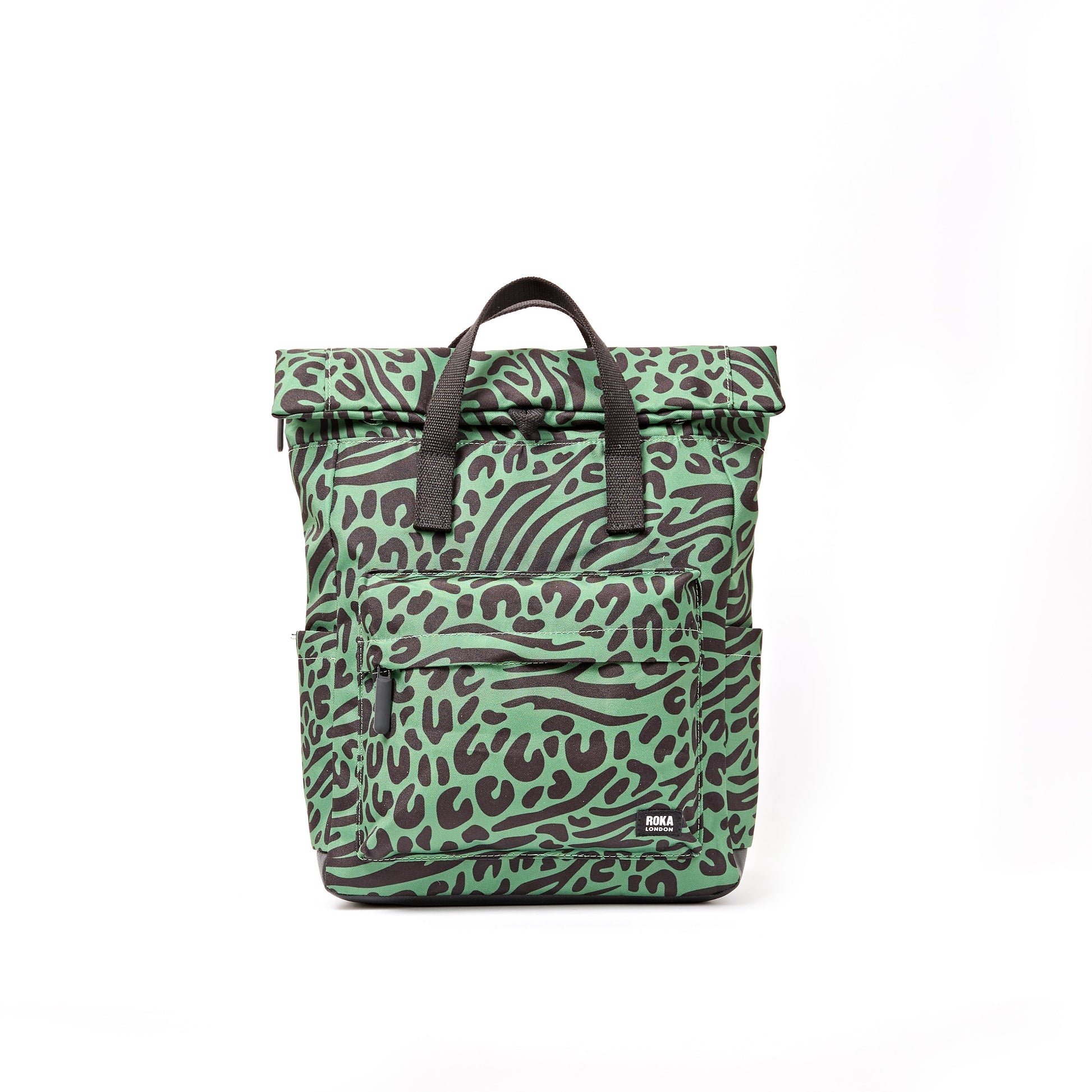 Canfield Roll Top Backpack in Mixed Animal Artichoke-1