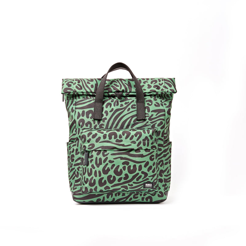 Canfield Roll Top Backpack in Mixed Animal Artichoke-1
