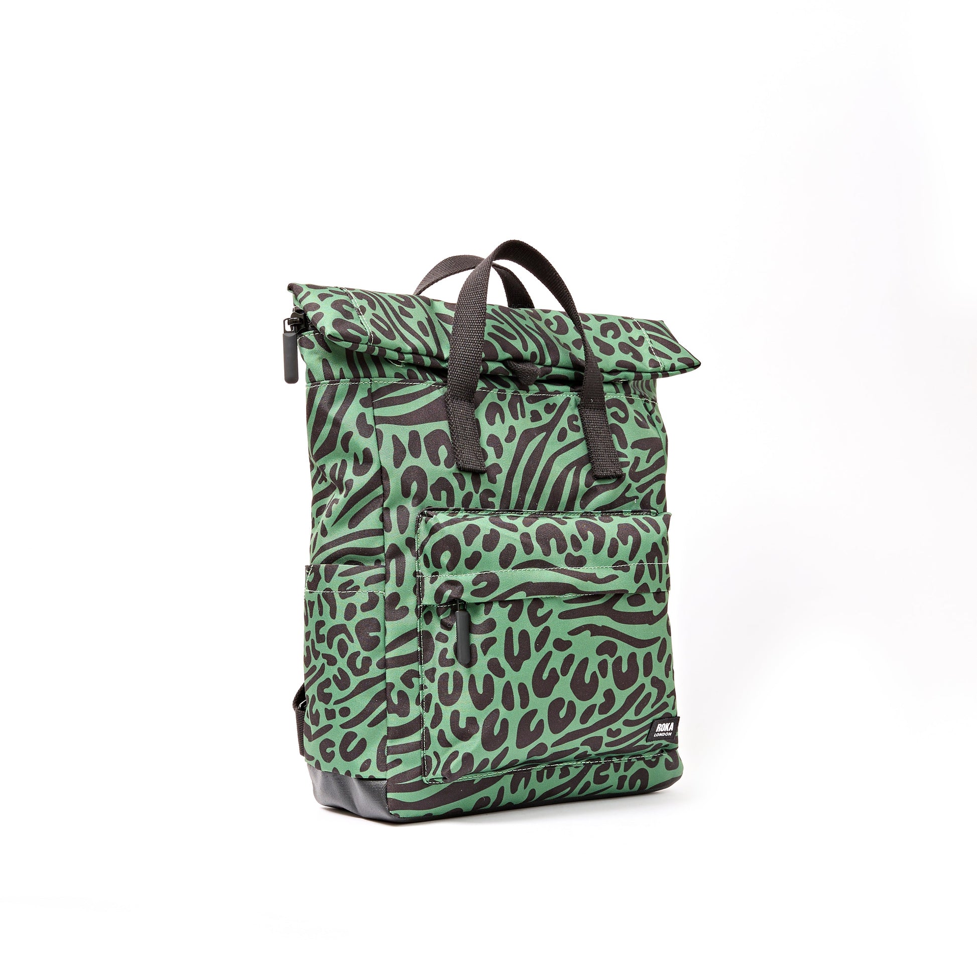 Canfield Roll Top Backpack in Mixed Animal Artichoke-2