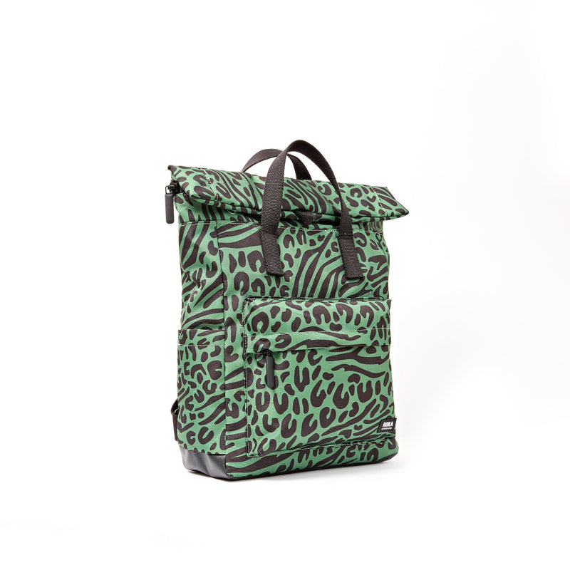 Canfield Roll Top Backpack in Mixed Animal Artichoke-2