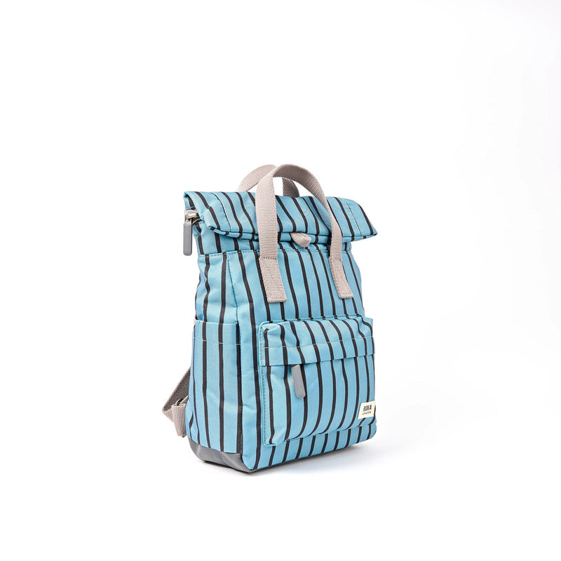 Canfield Roll Top Backpack in Blue Stripe-11