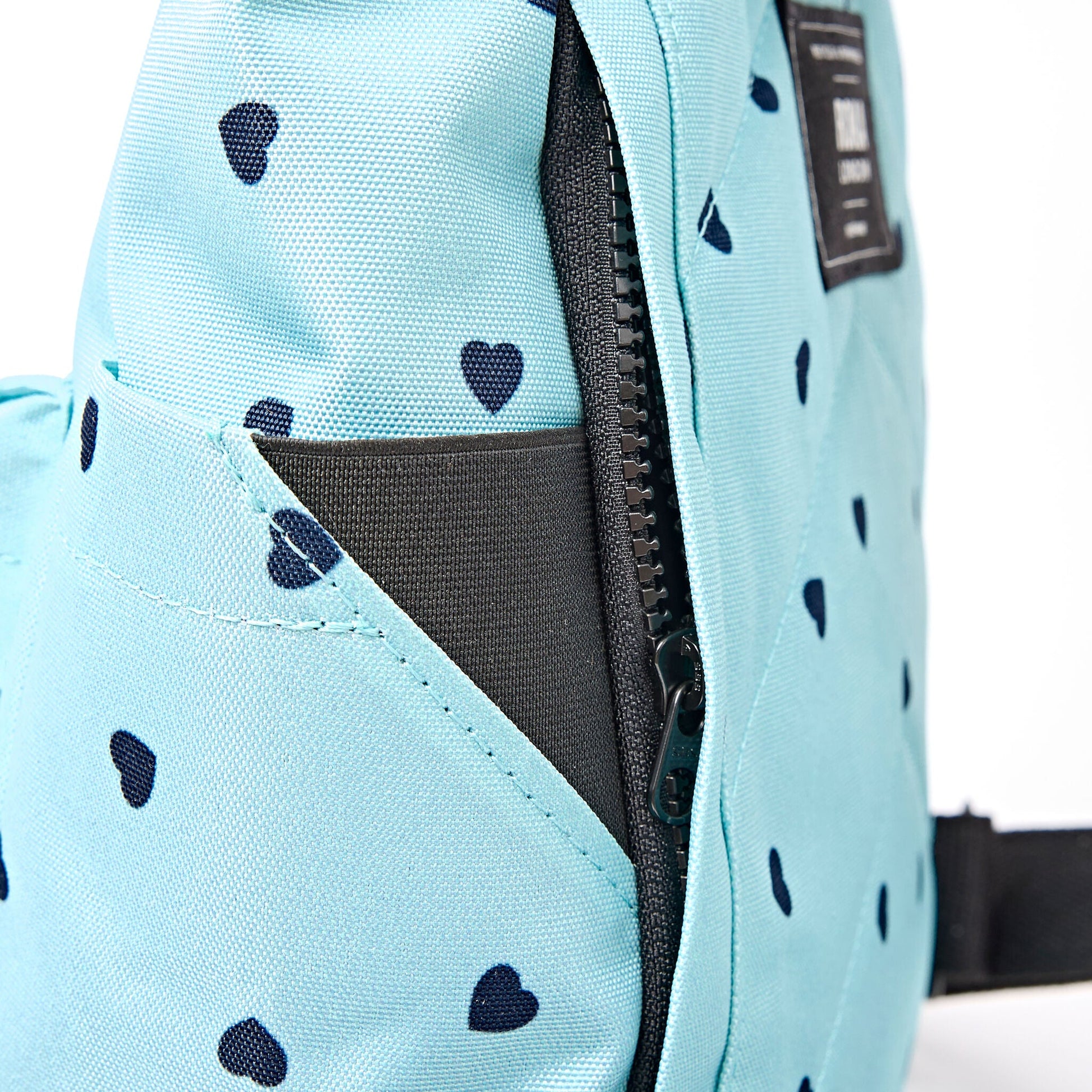 Canfield Roll Top Backpack in Heart Print-12