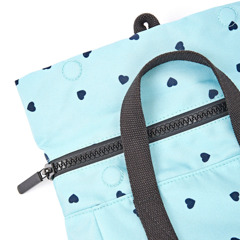 Canfield Roll Top Backpack in Heart Print-11