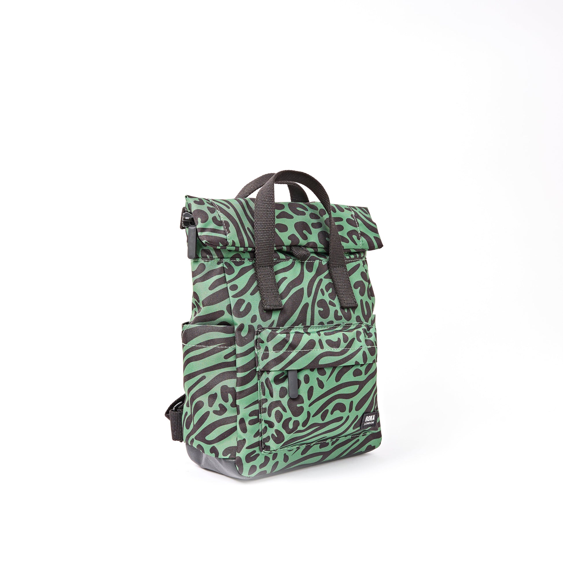 Canfield Roll Top Backpack in Mixed Animal Artichoke-8