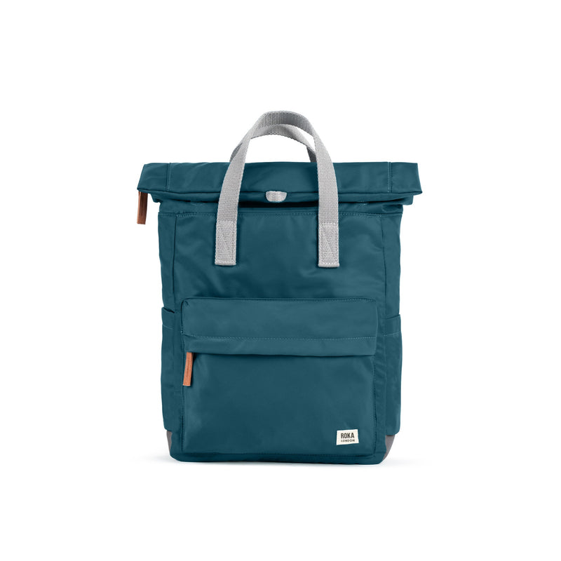 Canfield Roll Top Backpack in Teal-1