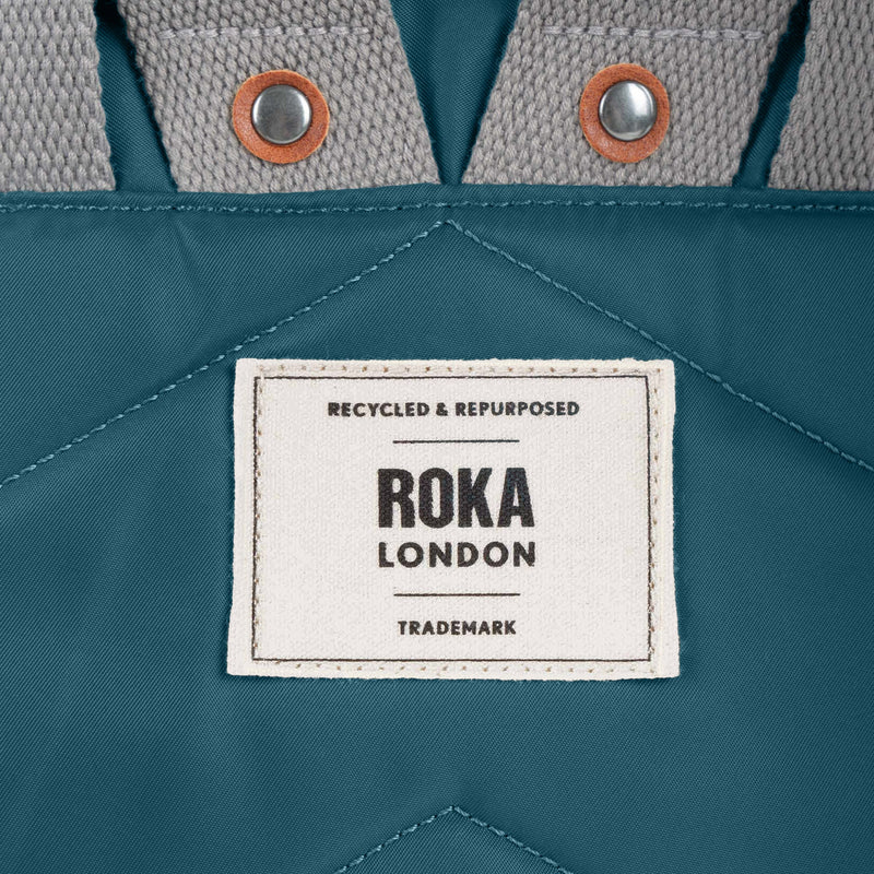 Canfield Roll Top Backpack in Teal-7