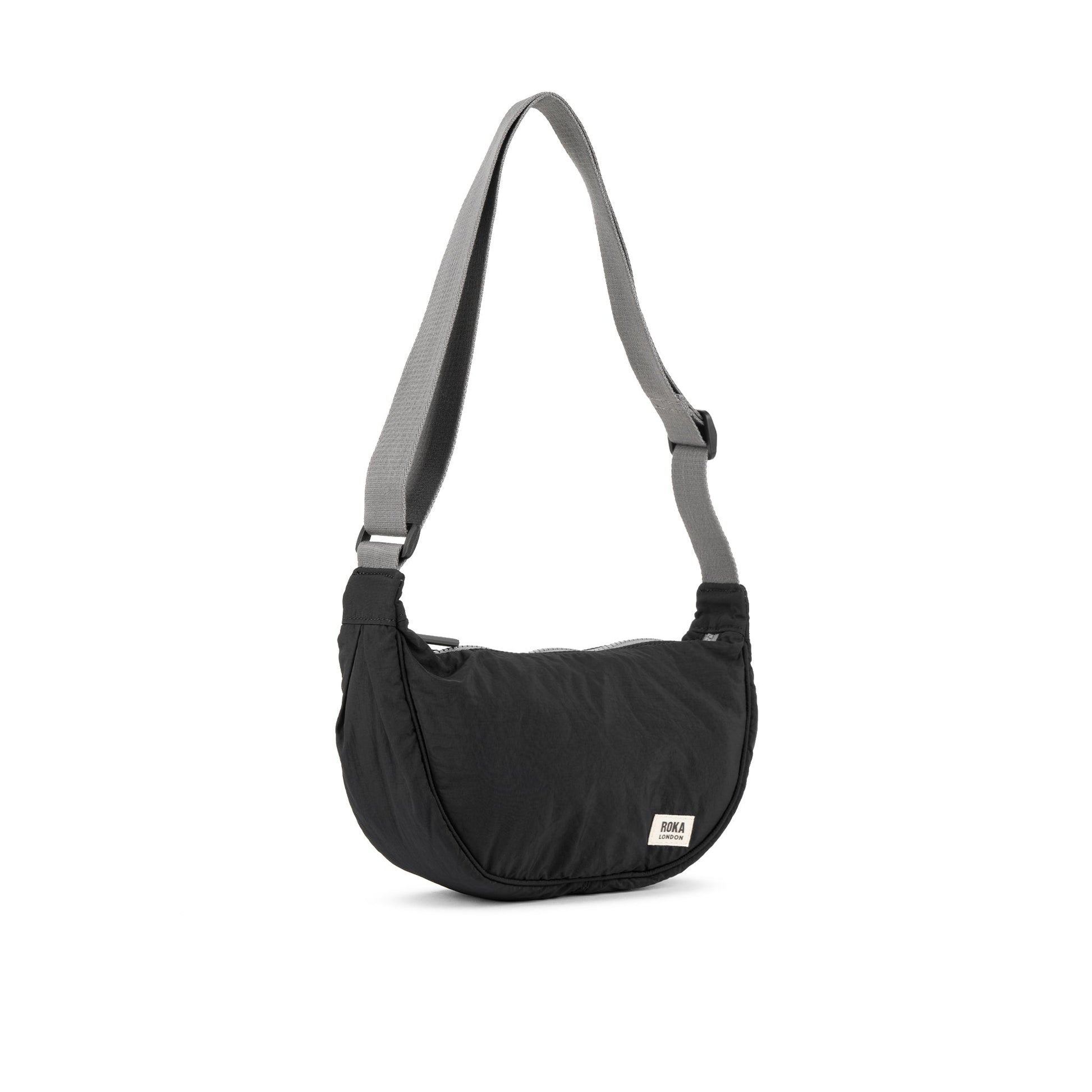 Farringdon Half Moon Bag in Black-2