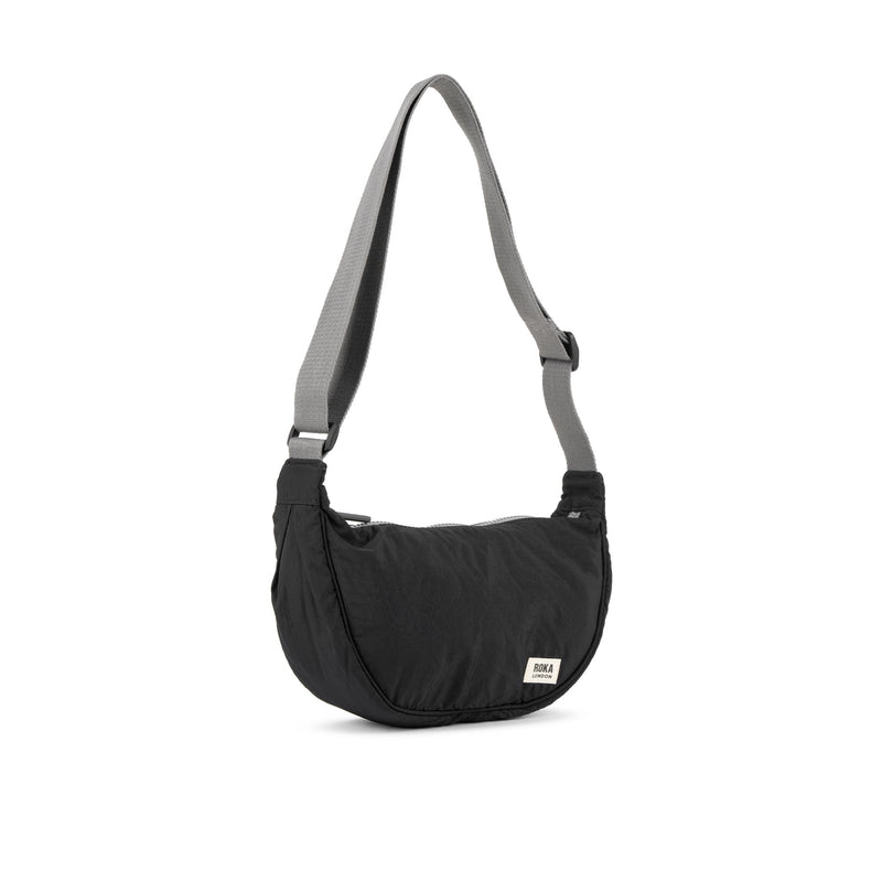 Farringdon Half Moon Bag in Black-2