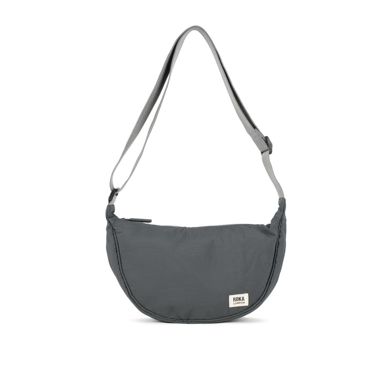 Farringdon Half Moon Bag in Charcoal-1
