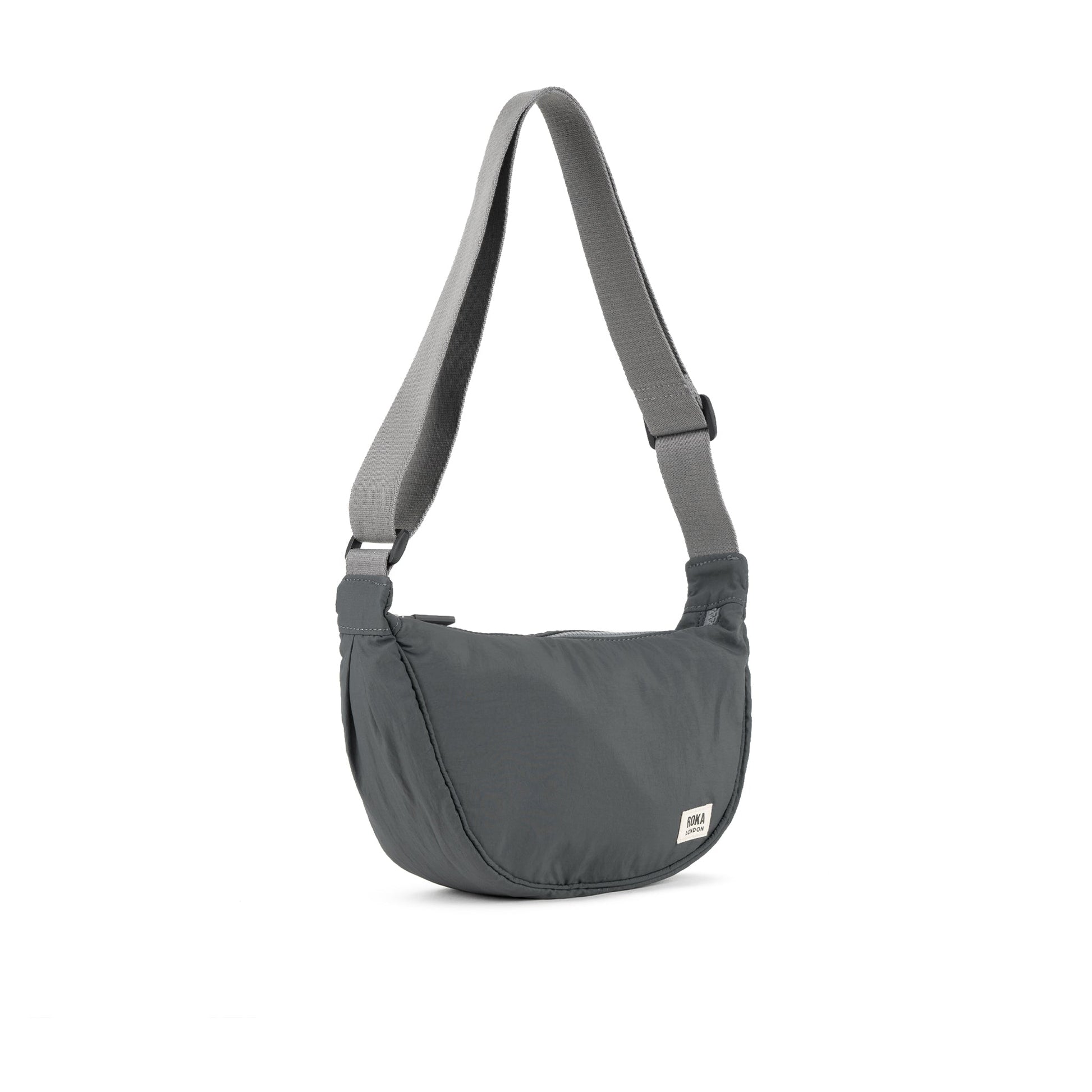 Farringdon Half Moon Bag in Charcoal-2
