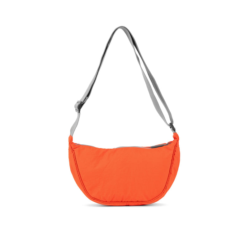 Farringdon Half Moon Bag in Tangerine-3