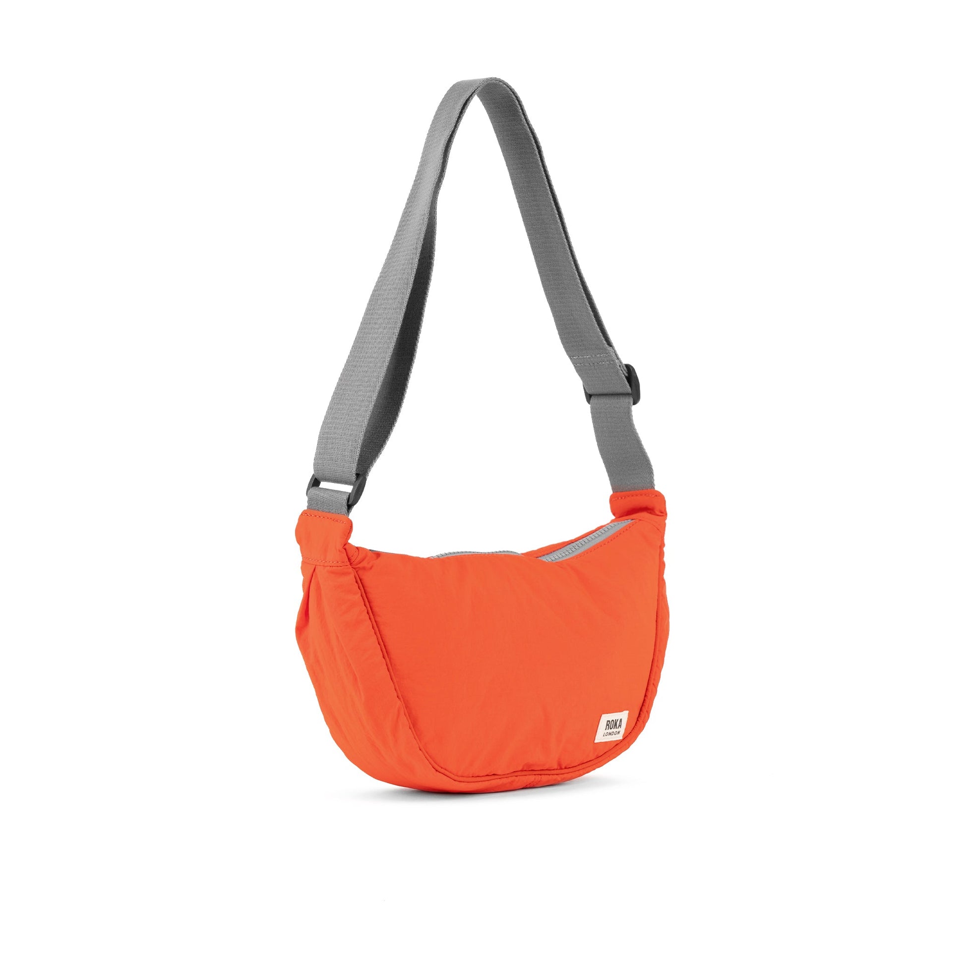 Farringdon Half Moon Bag in Tangerine-2
