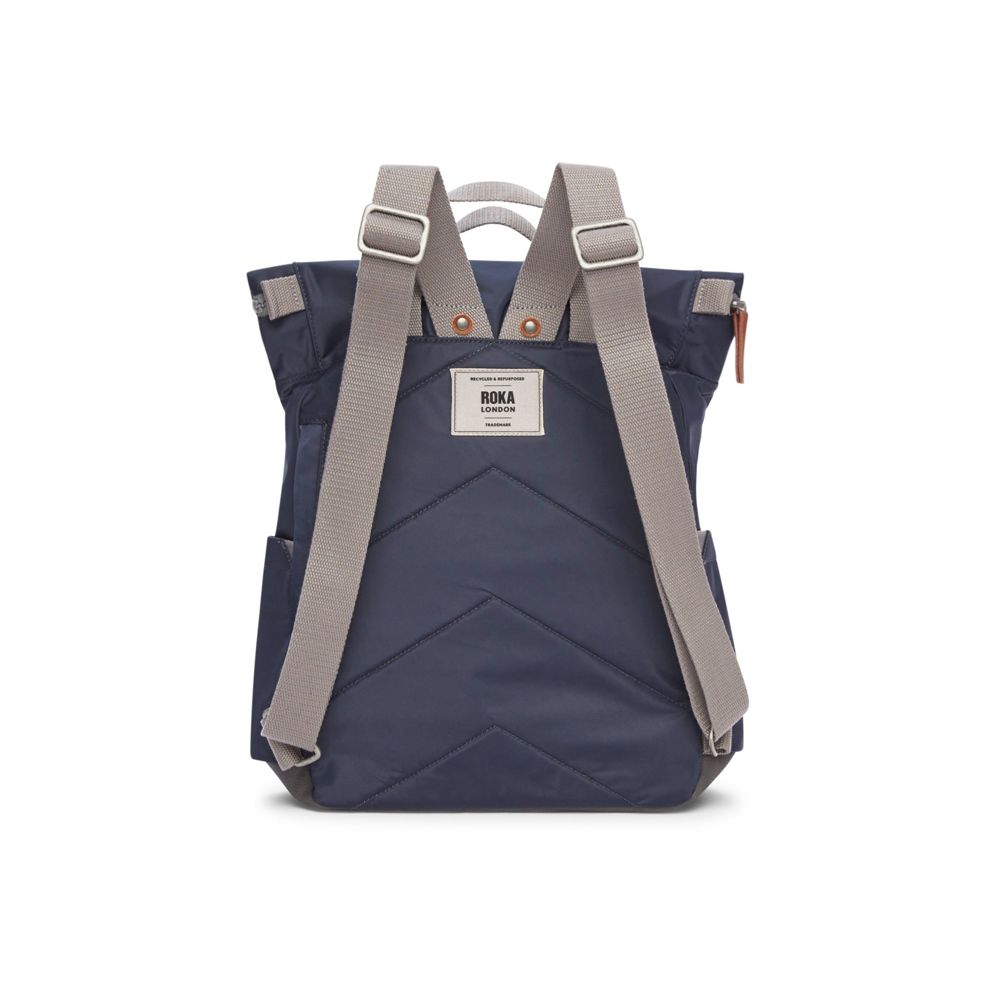 Canfield Roll Top Backpack in Midnight-3