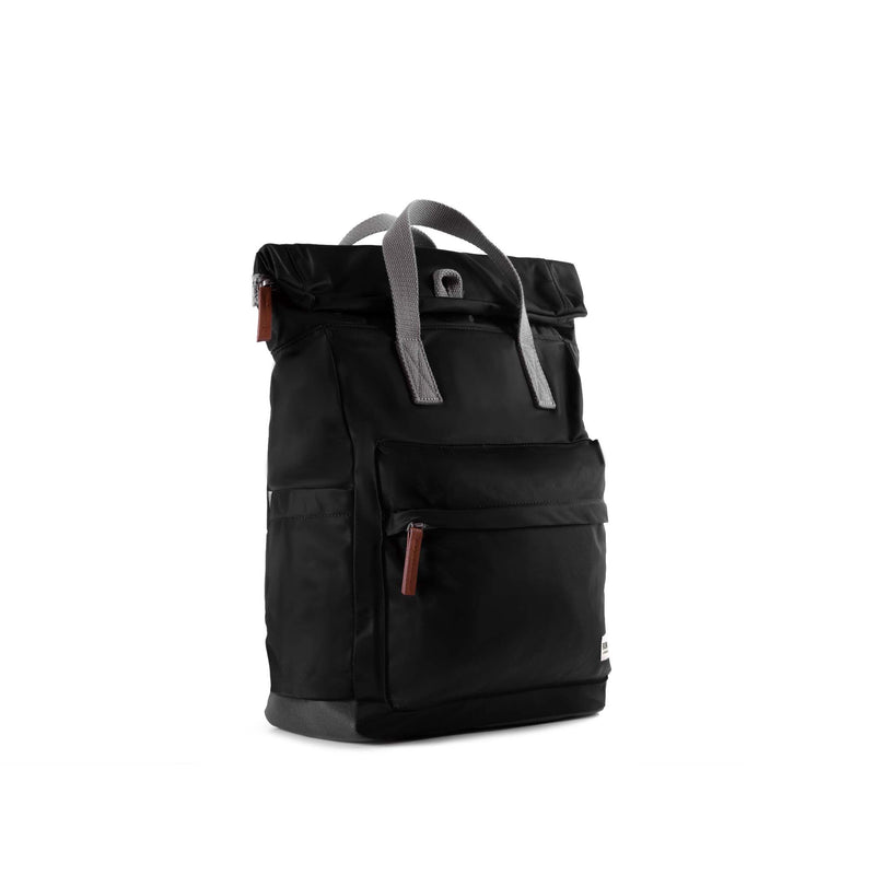 Canfield Roll Top Backpack in Black-2