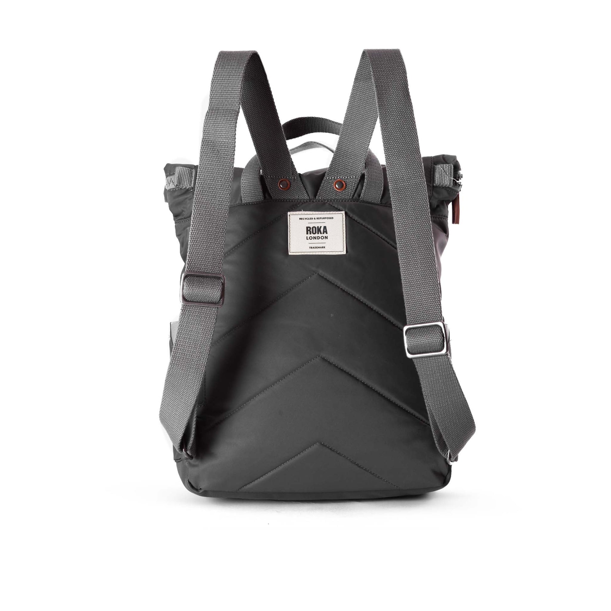 Canfield Roll Top Backpack in Graphite-3