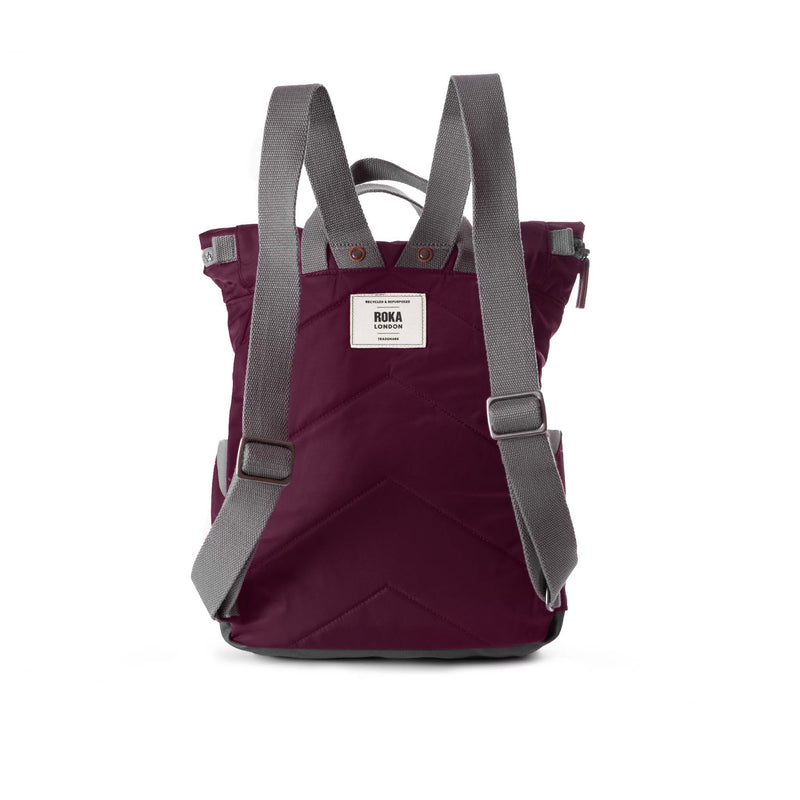 Canfield Roll Top Backpack in Plum-3