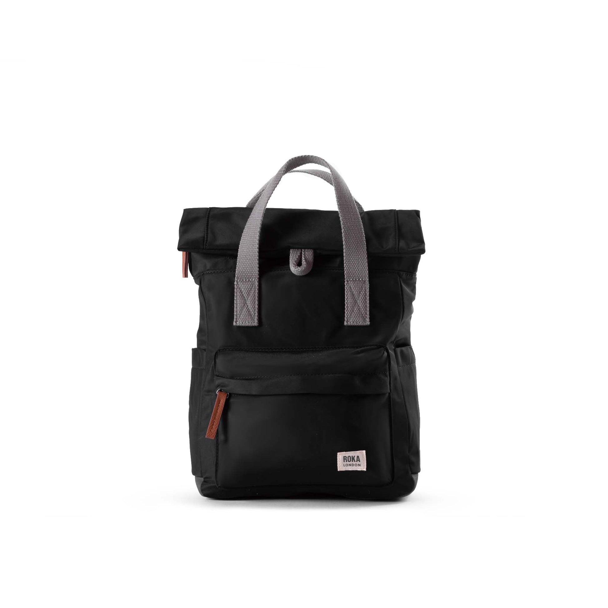 Canfield Roll Top Backpack in Black-13