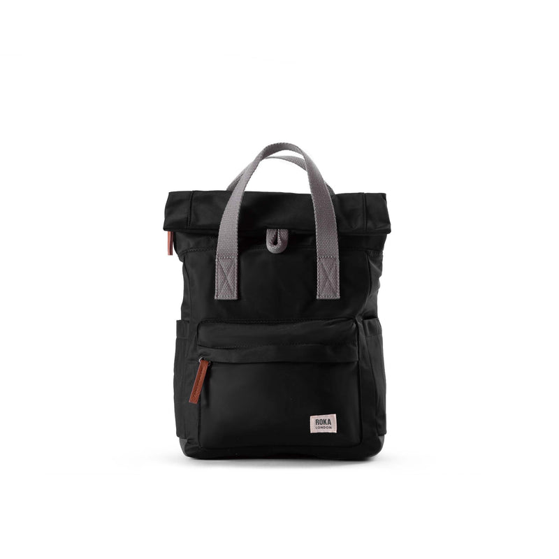 Canfield Roll Top Backpack in Black-13