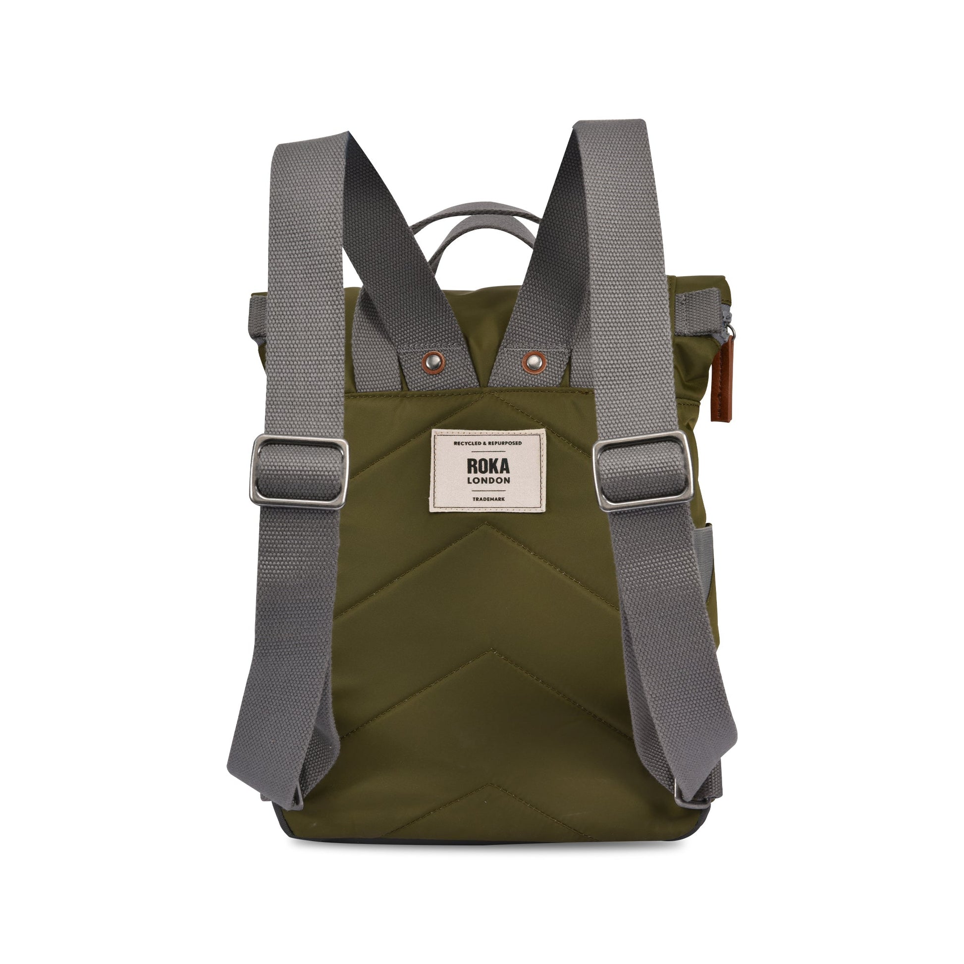 Canfield Roll Top Backpack in Military-3