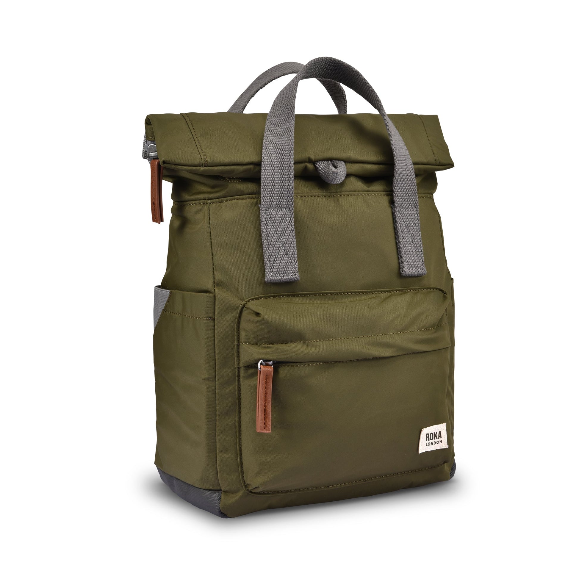 Canfield Roll Top Backpack in Military-2
