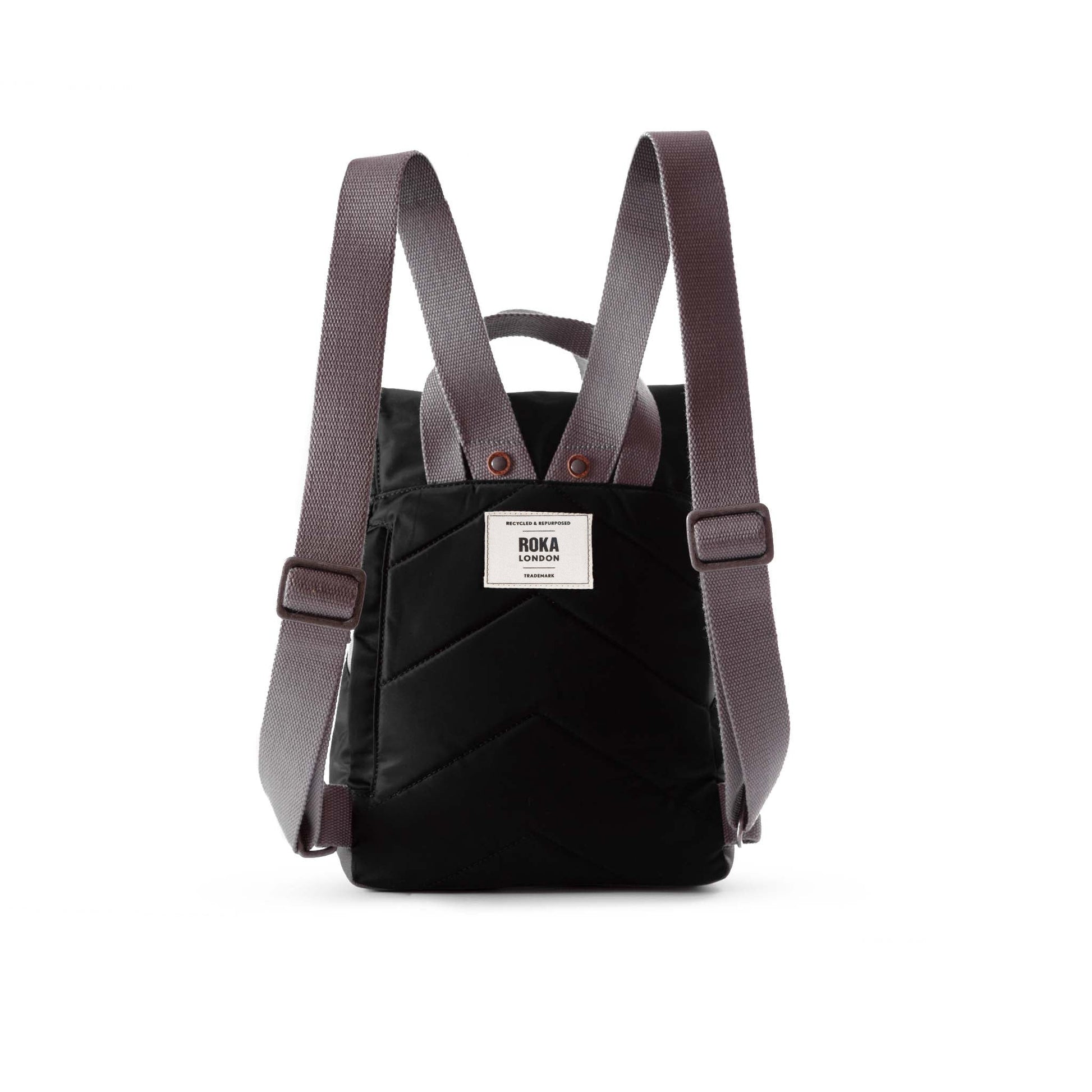 Canfield Roll Top Backpack in Black-15