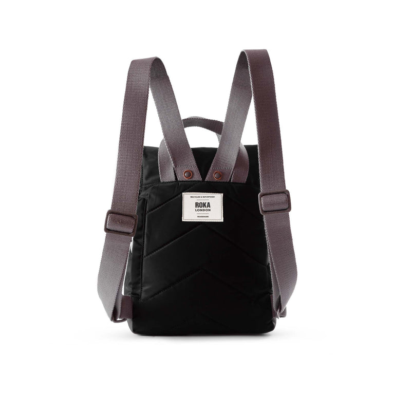Canfield Roll Top Backpack in Black-15