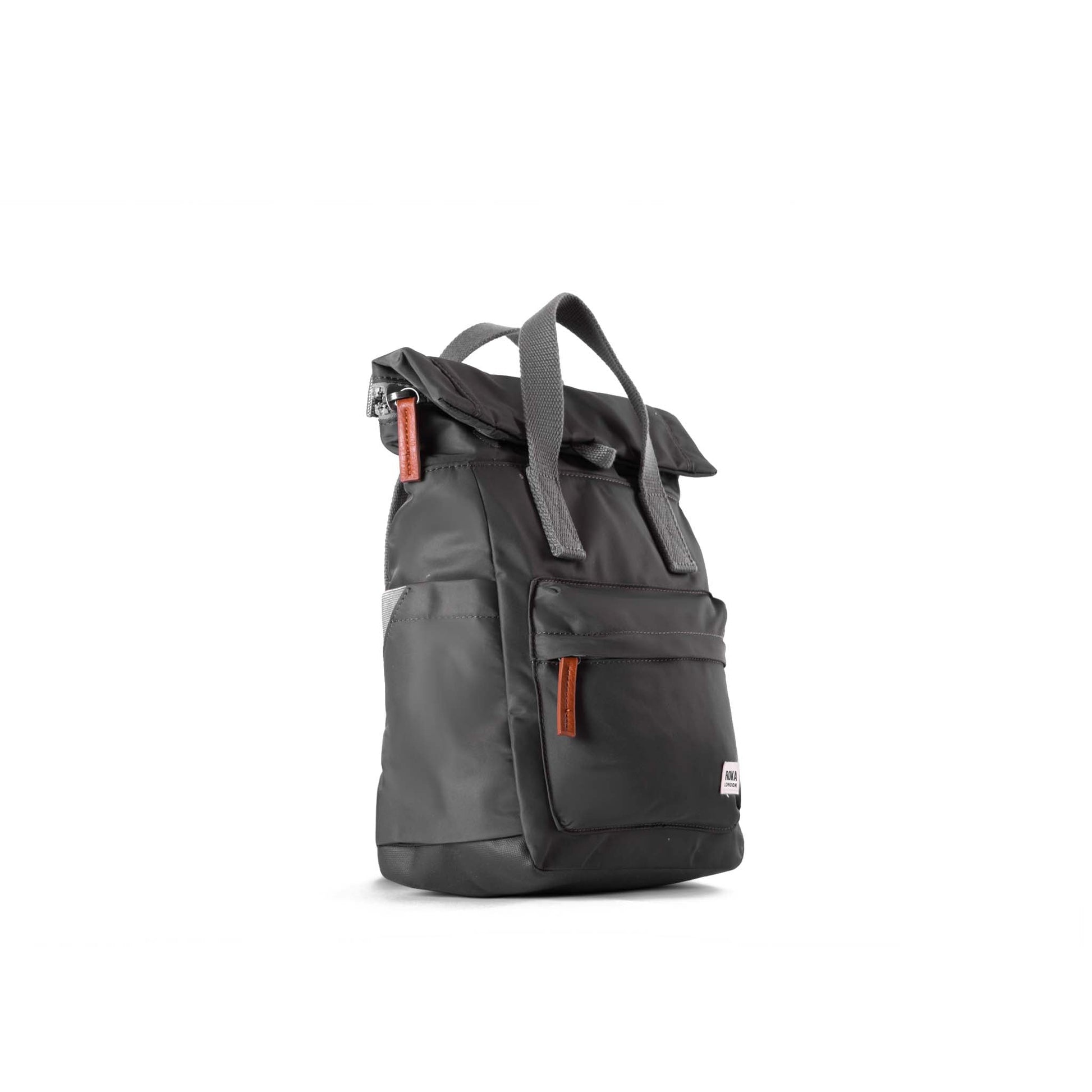 Canfield Roll Top Backpack in Graphite-9