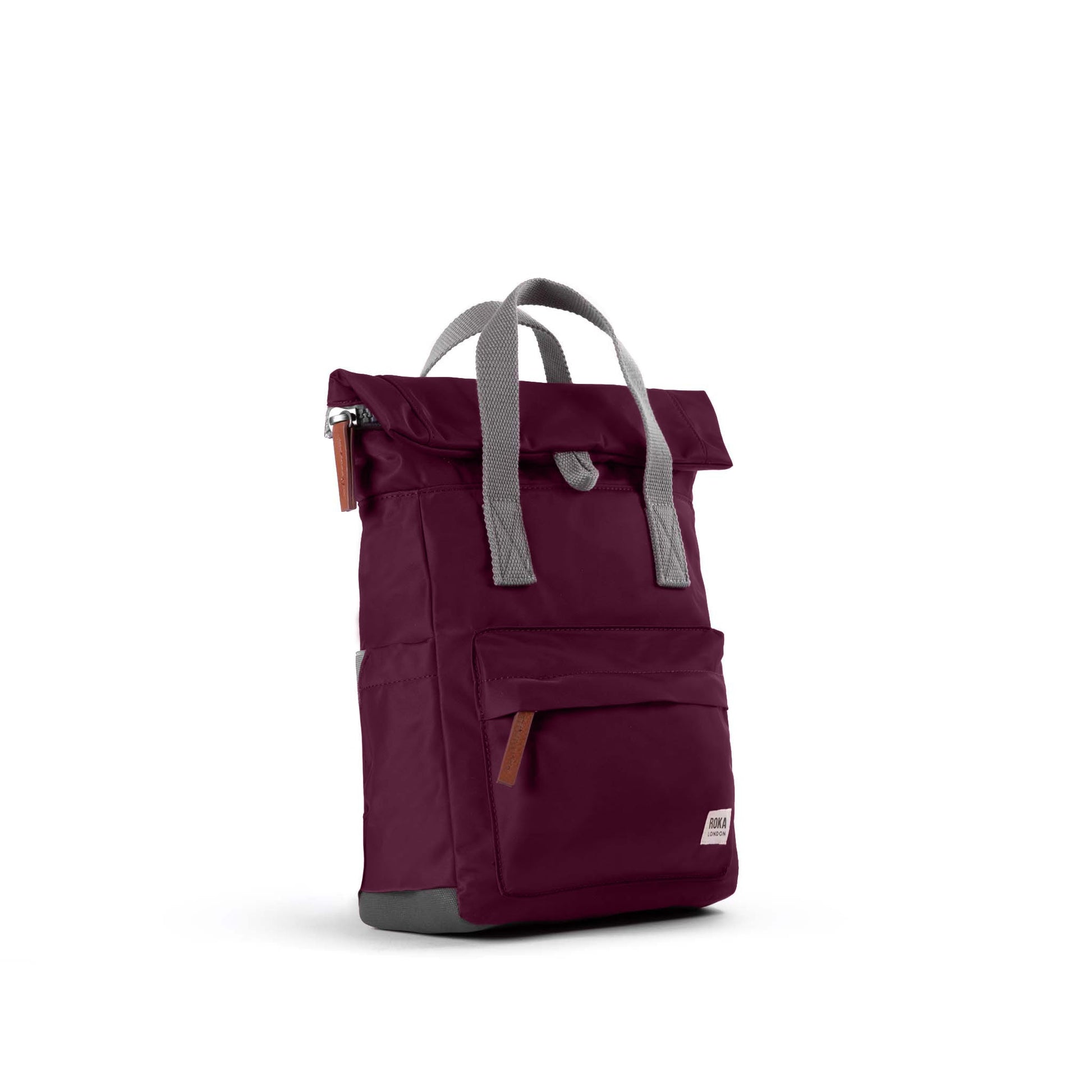 Canfield Roll Top Backpack in Plum-9