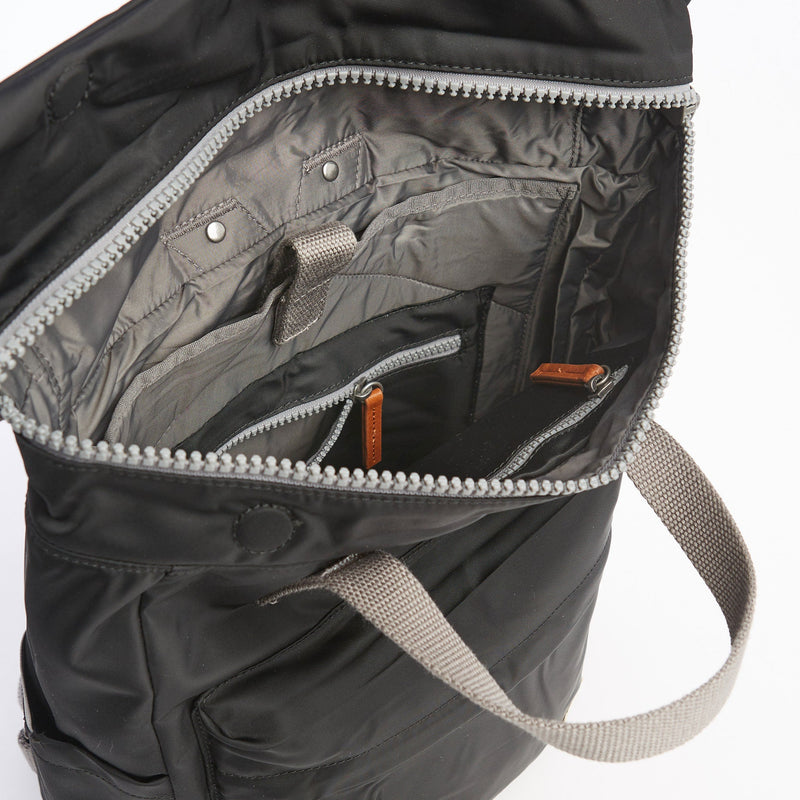 Canfield Roll Top Backpack in Black-6