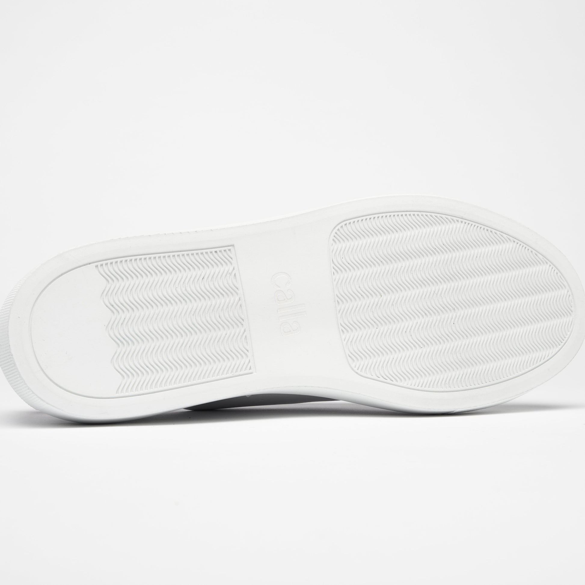 Star - Smooth White Leather & Champagne Trainers-6
