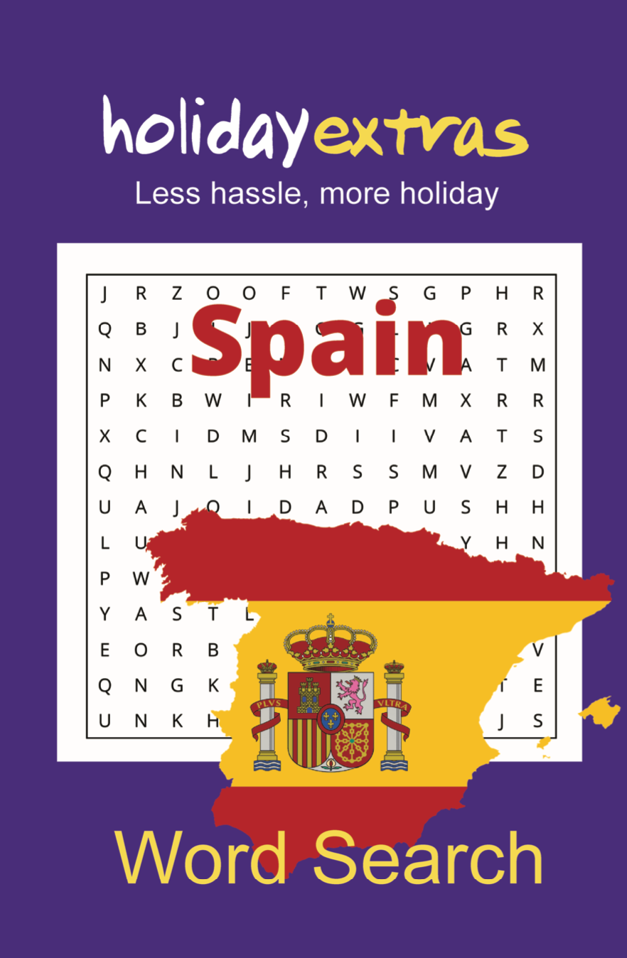 Holiday Extras' WordSearch book - SPAIN - with competition-1
