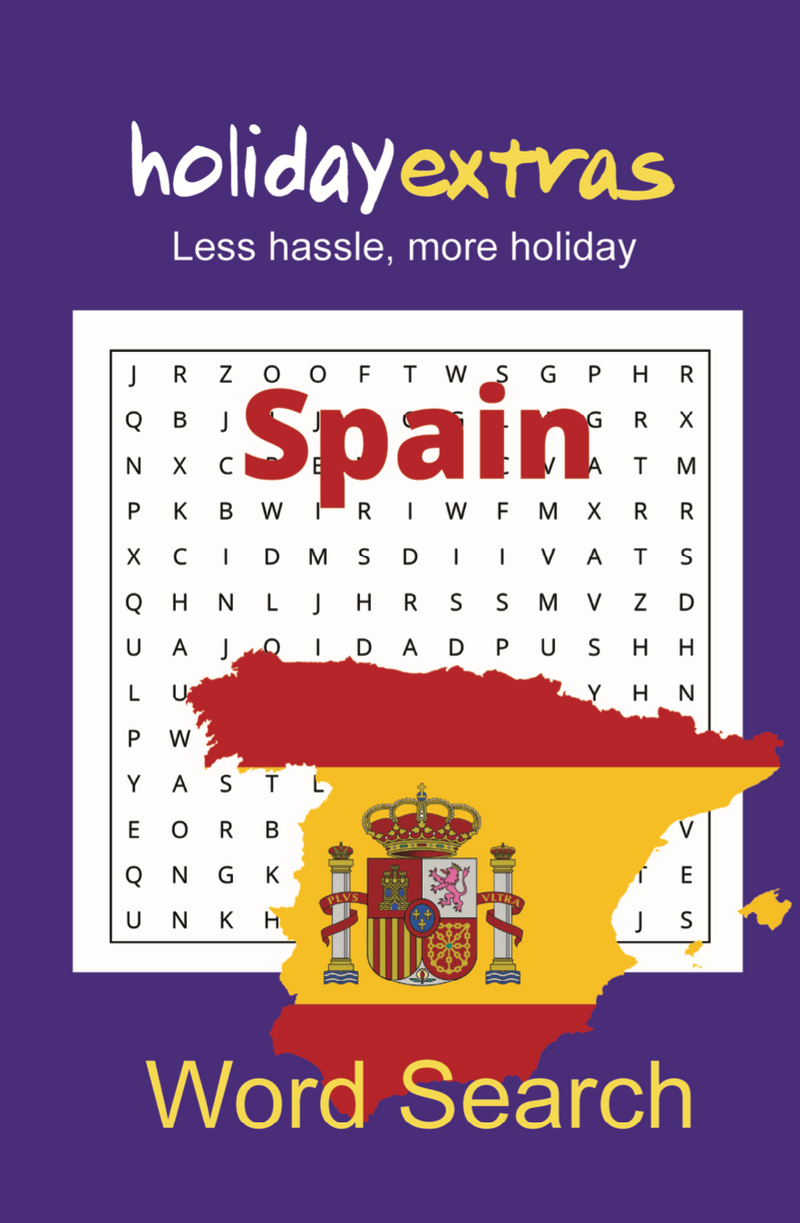 Holiday Extras' WordSearch book - SPAIN - with competition-1