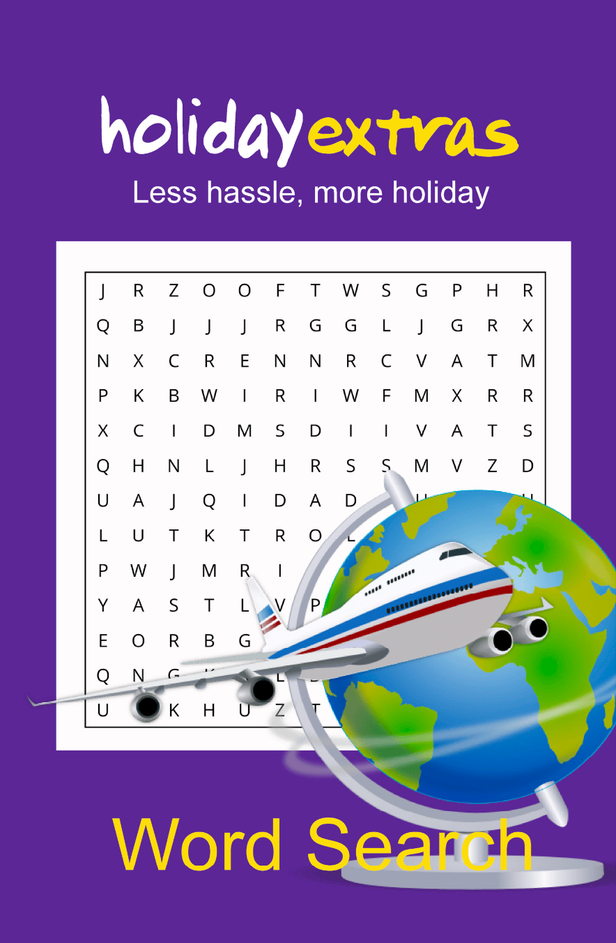 Holiday Extras' WordSearch book - with competition-1
