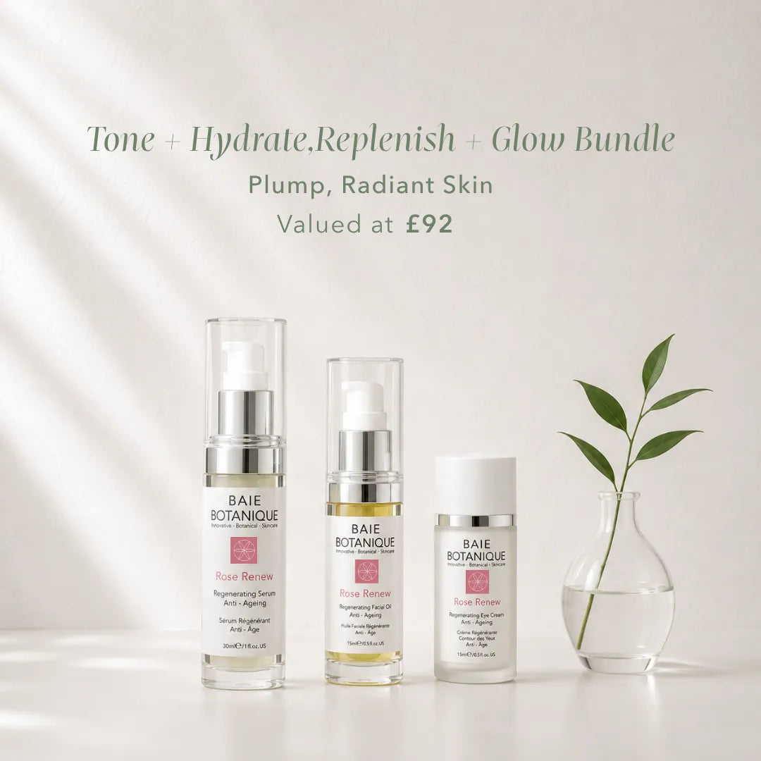 Tone + Hydrate, Replenish + Glow Bundle