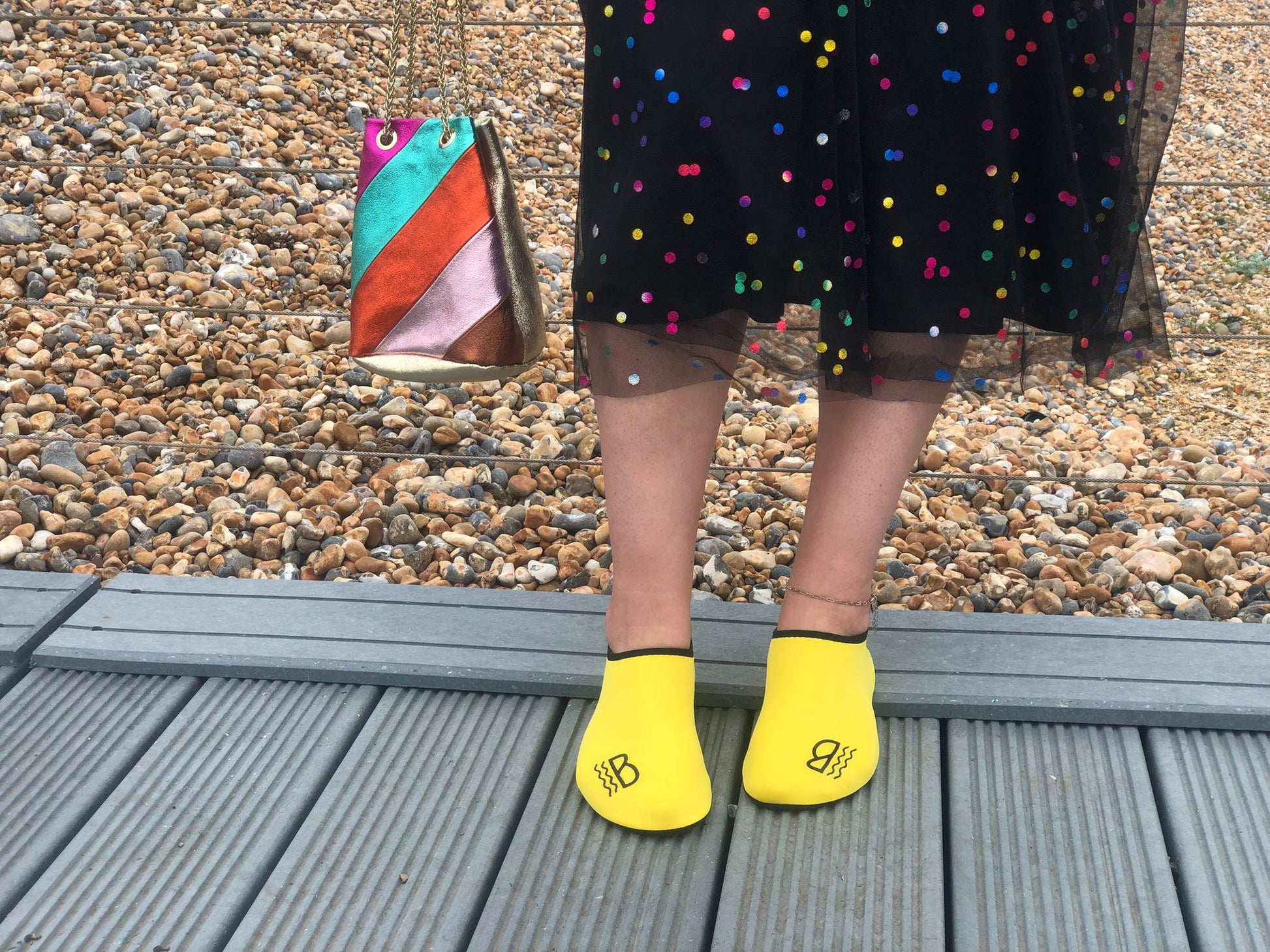 Sunburst Yellow Water Shoes-8