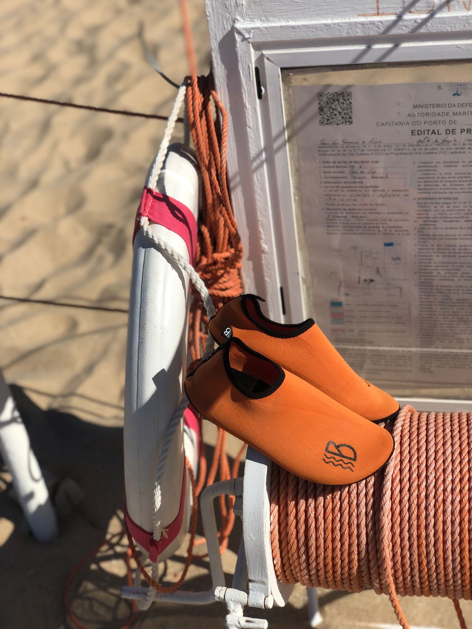 Lifebuoy Orange Water Shoes-16