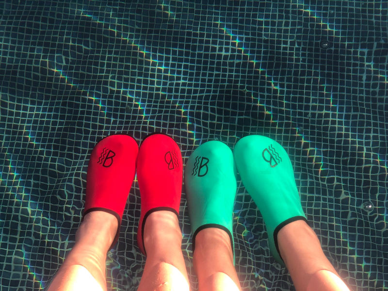 Sea Green Water Shoes with Mesh Storage Bag - Holiday Essentials-15