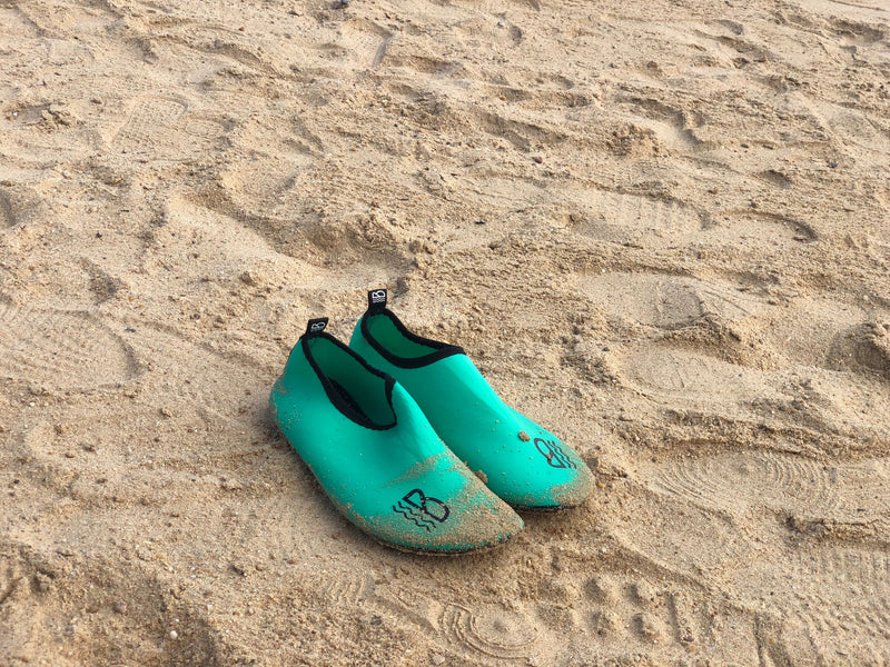 Sea Green Water Shoes with Mesh Storage Bag - Holiday Essentials-5
