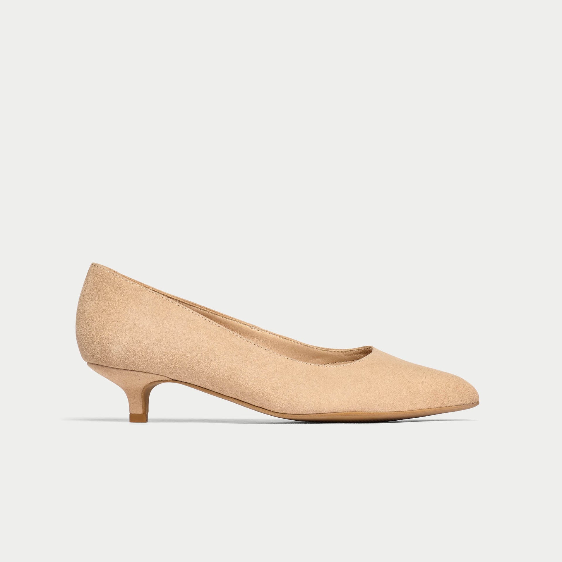 Claudia - Taupe Suede Courts