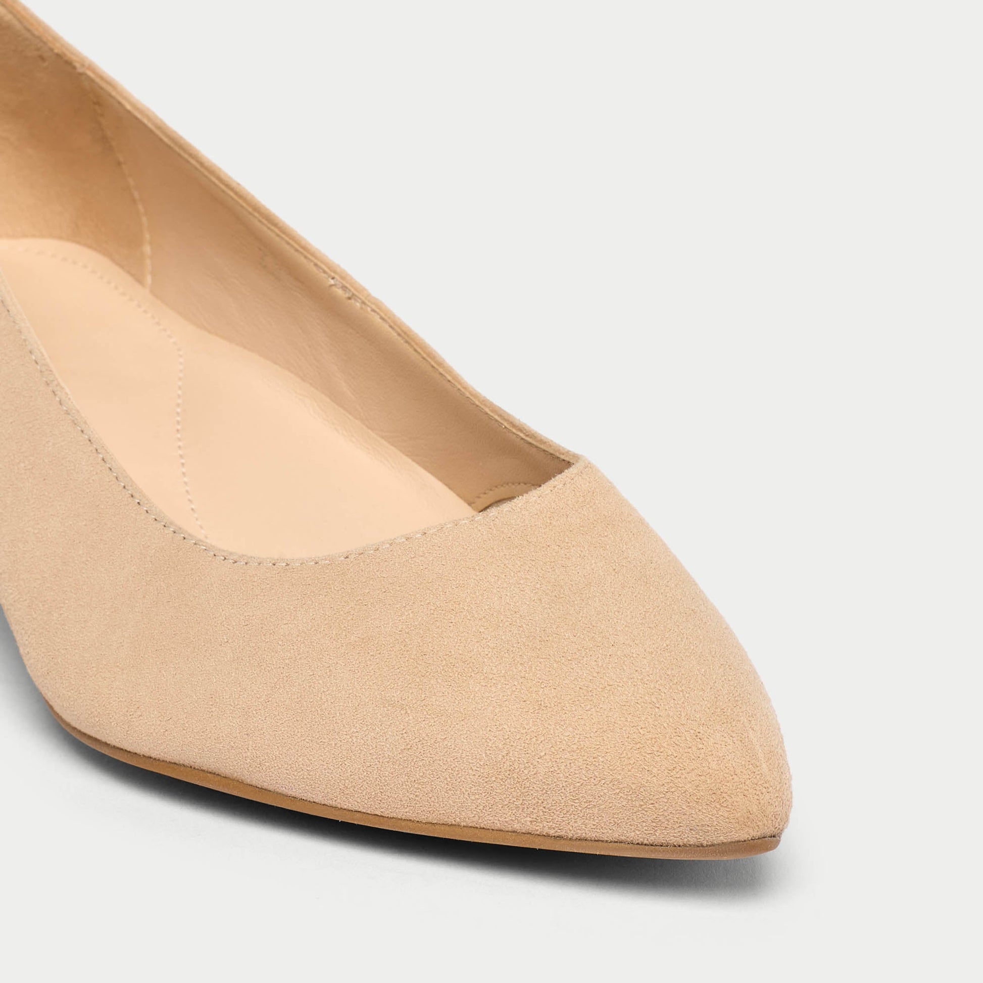 Claudia - Taupe Suede Courts-3
