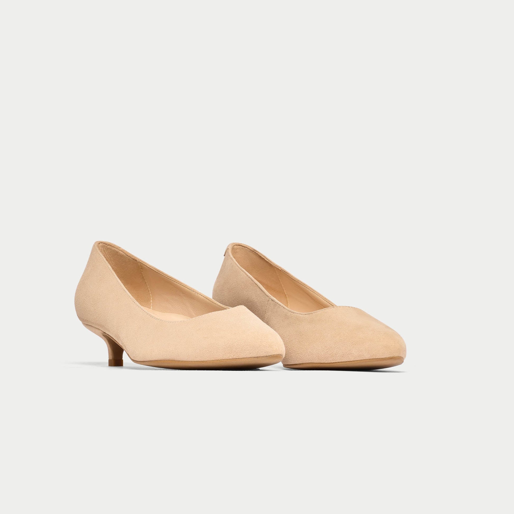 Claudia - Taupe Suede Courts-2