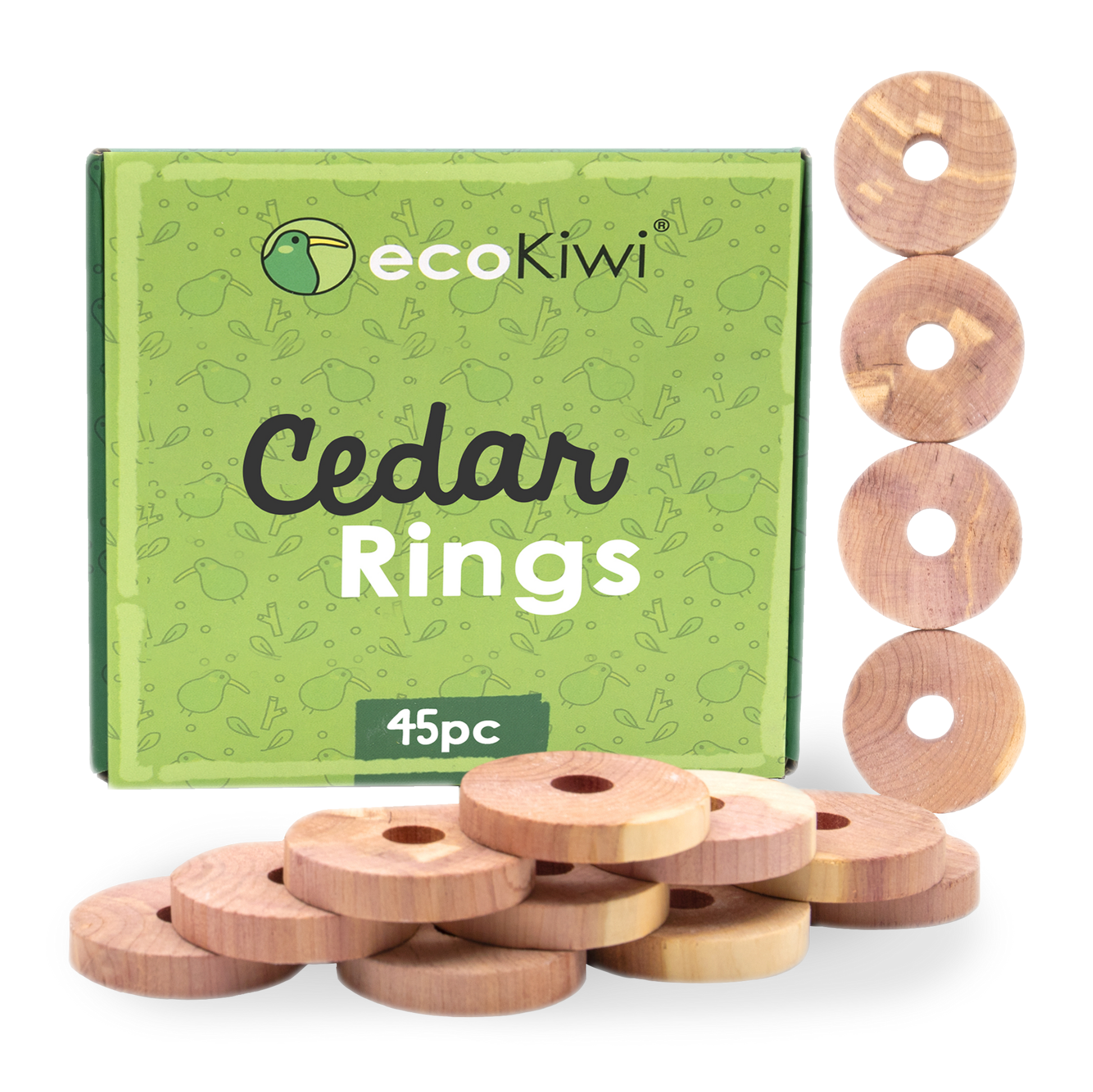 Natural Cedar Travel Hanger Rings-16