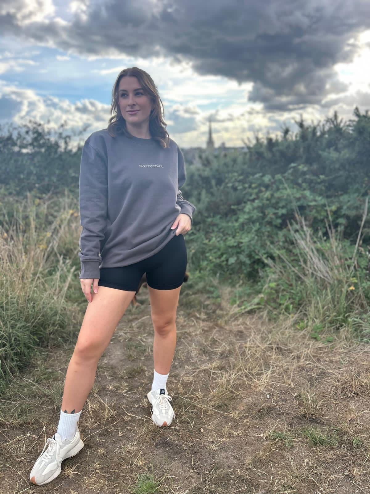 simple. sweatshirt. charcoal.-5