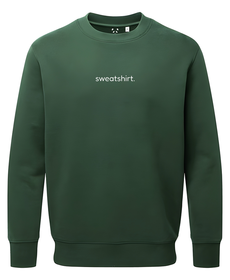 simple. sweatshirt. snug. forest-green.-1