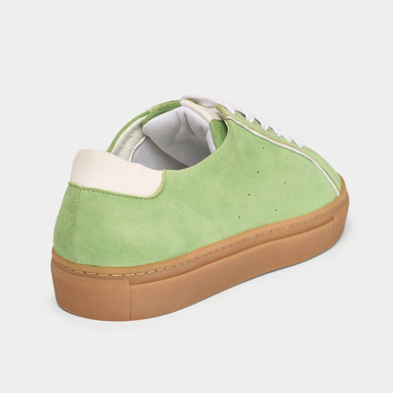 Star - Matcha Suede Wide Fit Trainers-7
