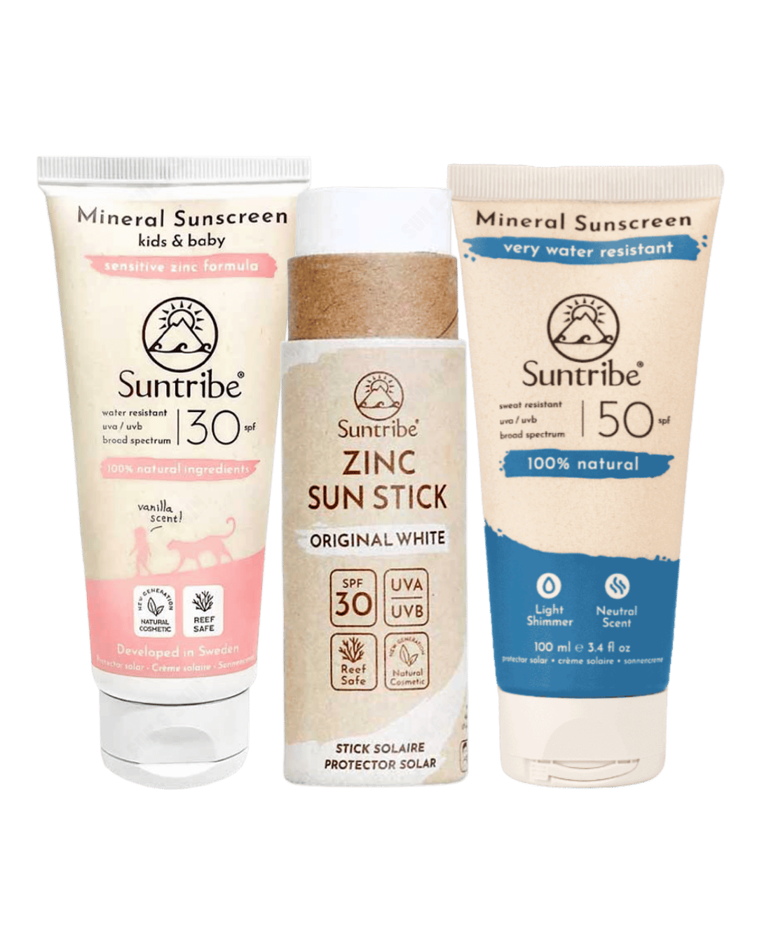 Suntribe Family Mineral SPF Saver Bundle-1