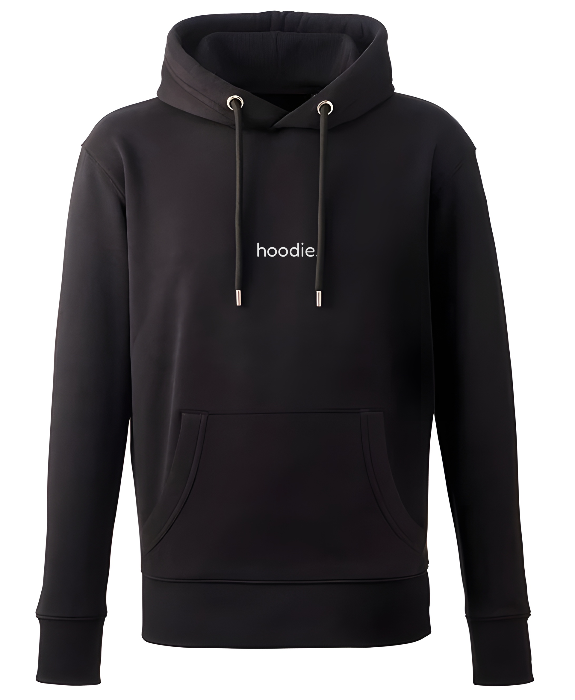 simple. hoodie. waffle. black.