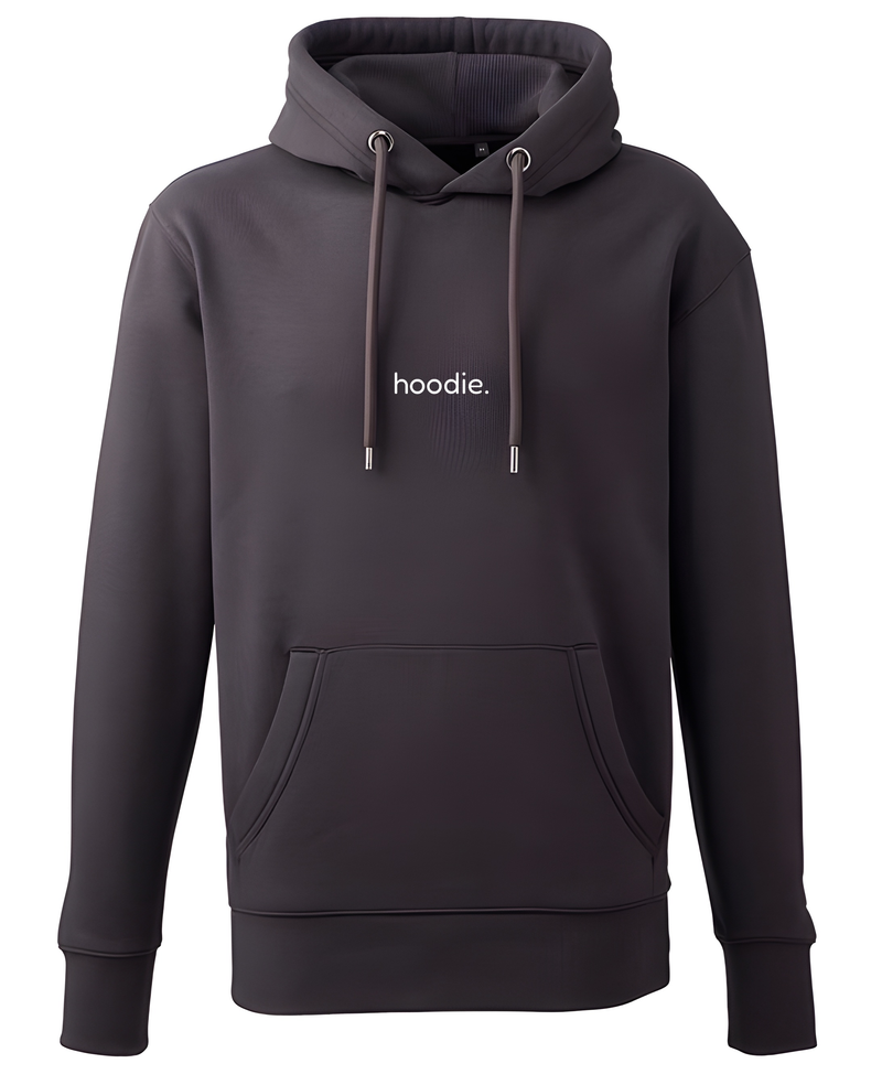 simple. hoodie. waffle. charcoal.-1